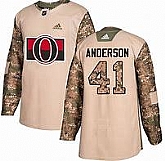 Ottawa Senators #41 Craig Anderson Camo Adidas Veterans Day Practice Jersey,baseball caps,new era cap wholesale,wholesale hats
